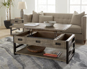Aspenhome Furniture Grayson Lift Top Cocktail Table in Cinder Grey - Furniture City (CA)l
