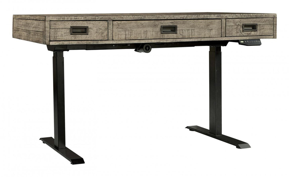 Aspenhome Furniture Grayson Lift Top Desk and Base in Cinder Grey image