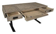 Aspenhome Furniture Grayson Lift Top Desk and Base in Cinder Grey - Furniture City (CA)l
