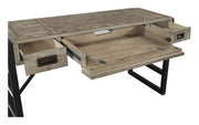 Aspenhome Furniture Grayson Liv360 Sofa/Writing Table in Cinder Grey - Furniture City (CA)l