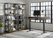 Aspenhome Furniture Grayson Lift Top Desk and Base in Cinder Grey - Furniture City (CA)l