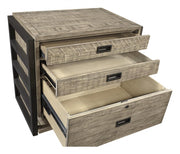 Aspenhome Furniture Grayson Workstation/Combo File in Cinder Grey - Furniture City (CA)l