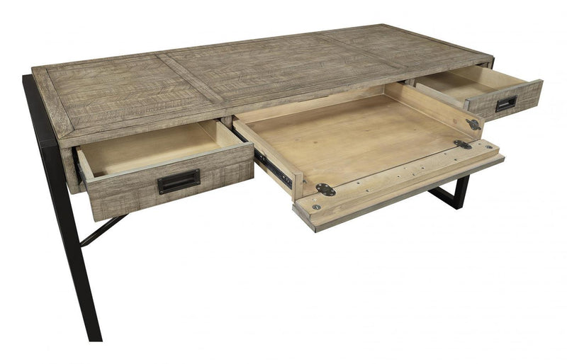 Aspenhome Furniture Grayson Writing Desk in Cinder Grey - Furniture City (CA)l