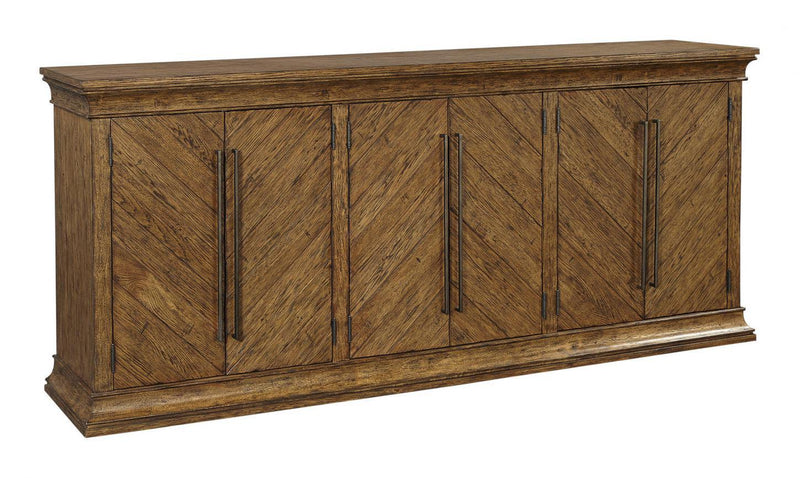 Aspenhome Furniture Mosaic 85" Console in Pecan - Furniture City (CA)l