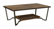 Aspenhome Furniture Mosaic Cocktail Table with Wood Top in Pecan - Furniture City (CA)l