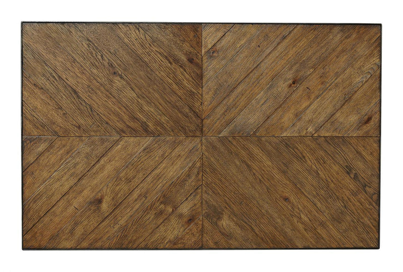 Aspenhome Furniture Mosaic Cocktail Table with Wood Top in Pecan - Furniture City (CA)l