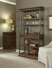 Aspenhome Furniture Mosaic Display Case in Pecan - Furniture City (CA)l