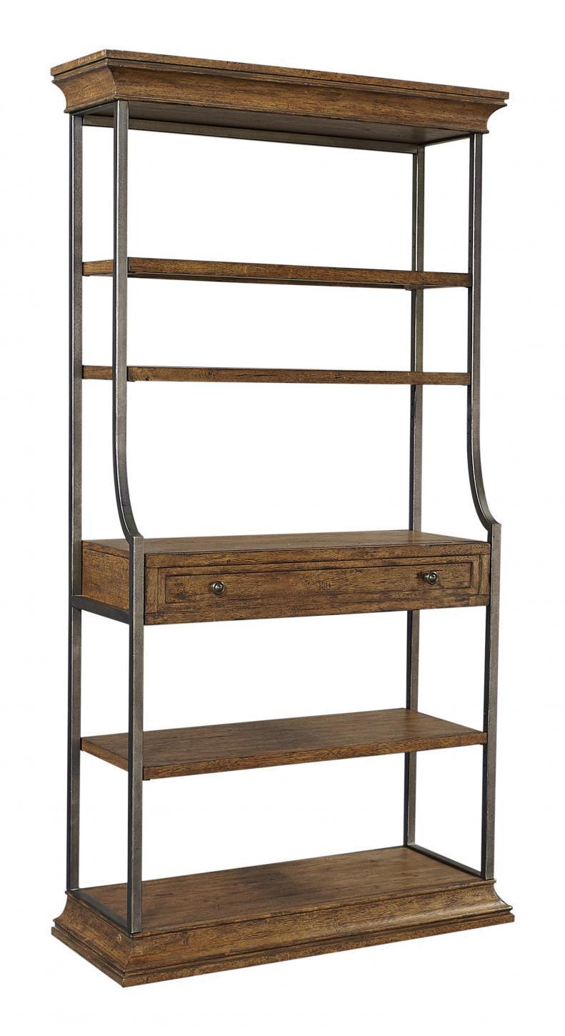 Aspenhome Furniture Mosaic Display Case in Pecan - Furniture City (CA)l