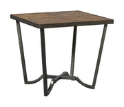 Aspenhome Furniture Mosaic End Table with Wood Top in Pecan - Furniture City (CA)l