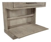 Aspenhome Furniture Platinum 1 Drawer Nightstand in Grey - Furniture City (CA)l
