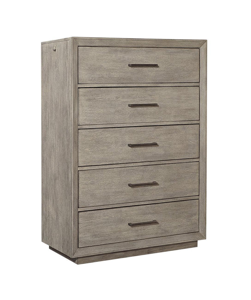 Aspenhome Furniture Platinum Chest in Grey - Furniture City (CA)l