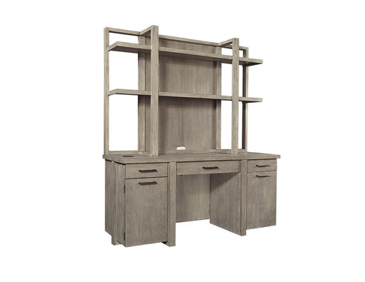Aspenhome Furniture Platinum Credenza and Hutch in Gray Linen I251-316-317 image
