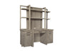 Aspenhome Furniture Platinum Credenza and Hutch in Gray Linen I251-316-317 image