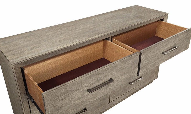 Aspenhome Furniture Platinum Dresser in Grey - Furniture City (CA)l