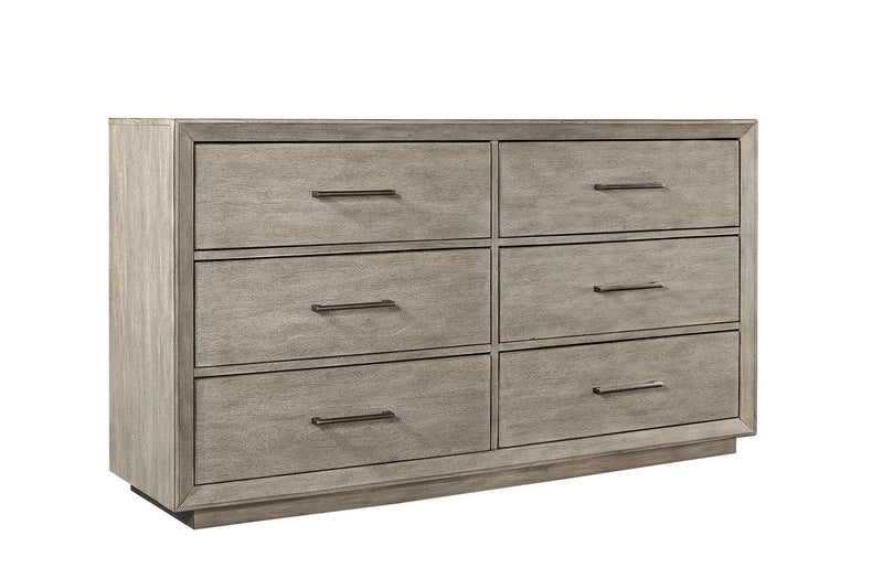 Aspenhome Furniture Platinum Dresser in Grey - Furniture City (CA)l