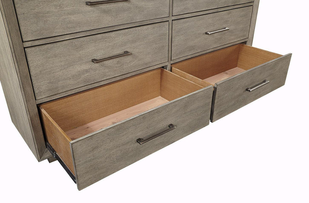 Aspenhome Furniture Platinum Dresser in Grey