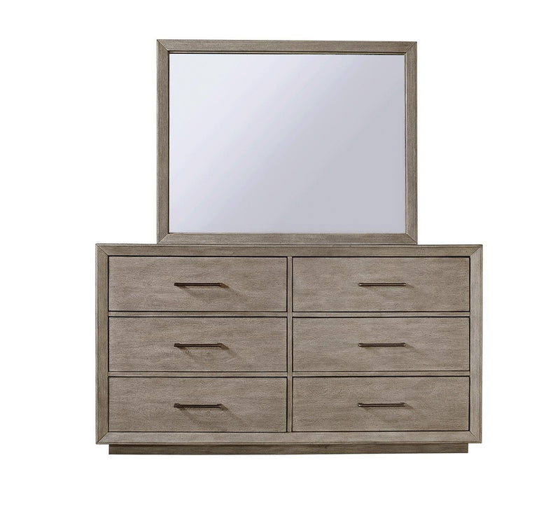 Aspenhome Furniture Platinum Dresser in Grey - Furniture City (CA)l