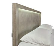 Aspenhome Furniture Platinum King Bookcase Bed in Grey - Furniture City (CA)l