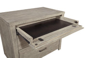 Aspenhome Furniture Platinum Workstation/Combo File in Gray Linen - Furniture City (CA)l