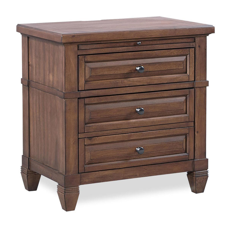 Aspenhome Furniture Thornton 2 Drawer Nightstand in Sienna - Furniture City (CA)l