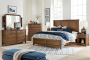 Aspenhome Furniture Thornton California King Panel Bed in Sienna - Furniture City (CA)l