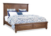 Aspenhome Furniture Thornton King Panel Storage Bed in Sienna image