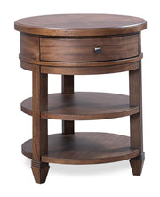 Aspenhome Furniture Thornton Round Table Nightstand in Sienna - Furniture City (CA)l