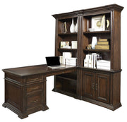 Aspenhome Grand Classic Peninsula Desk in Tobacco - Furniture City (CA)l