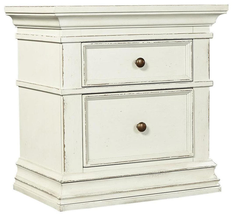 Aspenhome Granville 2 Drawer Nightstand in Vintage White image