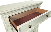 Aspenhome Granville 5 Drawer Chest in Vintage White - Furniture City (CA)l