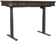 Aspenhome Hampton 62" Lift Desk Top and Base in Black Cherry - Furniture City (CA)l
