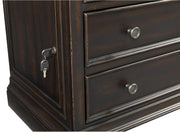 Aspenhome Hampton Combo File in Black Cherry - Furniture City (CA)l