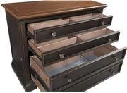 Aspenhome Hampton Combo File in Black Cherry - Furniture City (CA)l