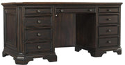 Aspenhome Hampton Credenza & Hutch in Black Cherry - Furniture City (CA)l