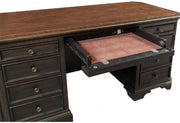 Aspenhome Hampton Credenza & Hutch in Black Cherry - Furniture City (CA)l