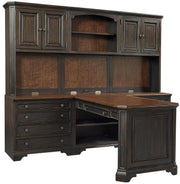 Aspenhome Hampton Modular Desk in Black Cherry - Furniture City (CA)l