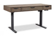 Aspenhome Harper Point 60" Adjustable Lift Top Desk in Grey image