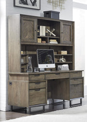 Aspenhome Harper Point 66" Credenza Desk in Fossil - Furniture City (CA)l