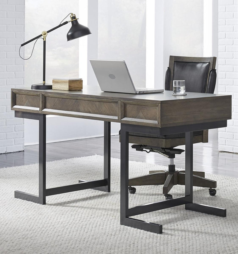 Aspenhome Harper Point 66" Writing Desk in Fossil - Furniture City (CA)l