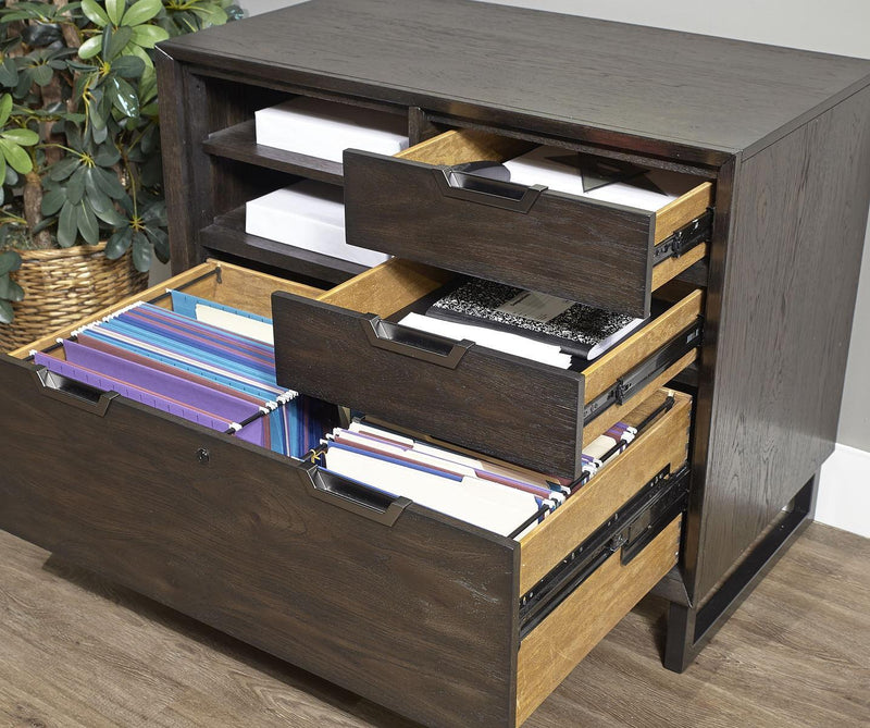 Aspenhome Harper Point Combo File in Fossil - Furniture City (CA)l