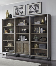 Aspenhome Harper Point Bookcase Wall in Fossil - Furniture City (CA)l
