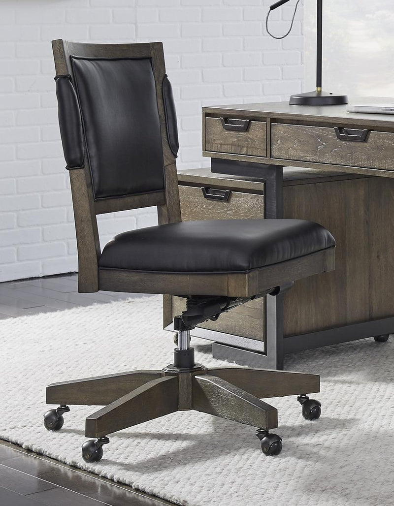 Aspenhome Harper Point Office Chair in Fossil - Furniture City (CA)l