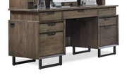 Aspenhome Harper Point 66" Credenza Desk in Fossil - Furniture City (CA)l