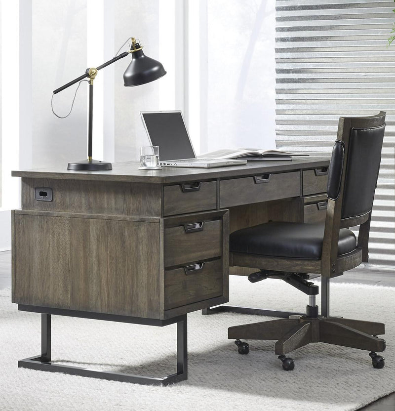 Aspenhome Harper Point Office Chair in Fossil - Furniture City (CA)l