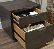 Aspenhome Harper Point Rolling File in Fossil - Furniture City (CA)l