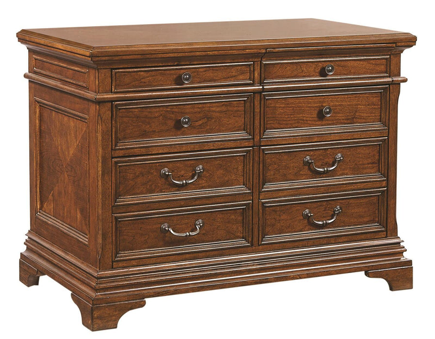 Aspenhome Hawthorne 5-Drawer Combo File in Brown Cherry