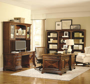 Aspenhome Hawthorne 66" Credenza and Hutch in Brown Cherry - Furniture City (CA)l