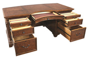 Aspenhome Hawthorne 66" Junior Executive Desk in Brown Cherry - Furniture City (CA)l