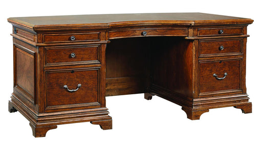 Aspenhome Hawthorne 72" Executive Desk in Brown Cherry image