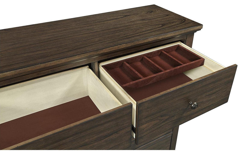 Aspenhome Hudson Valley Tall Chesser in Chestnut - Furniture City (CA)l